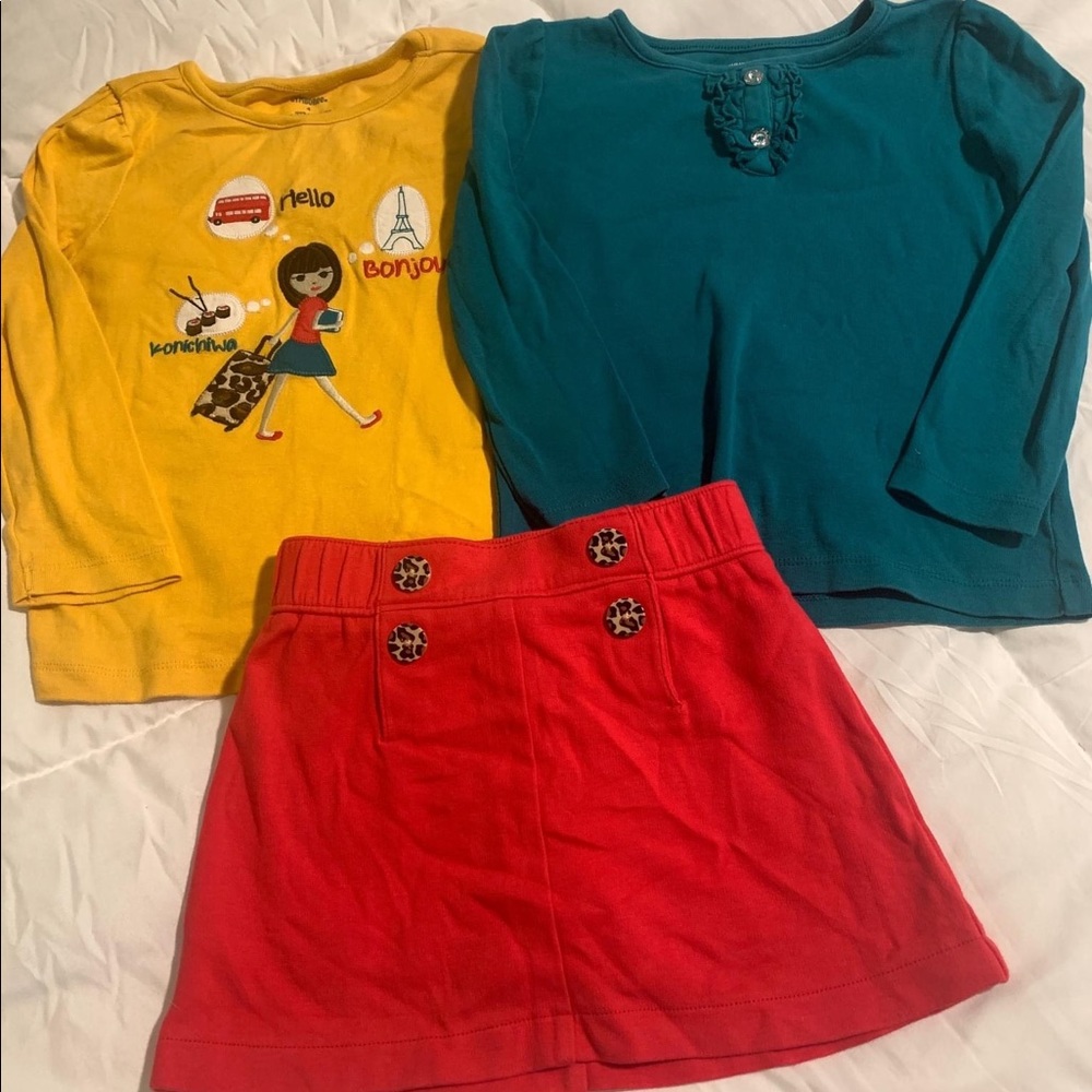 Gymboree size 4 Ready Dress Go 3 piece set